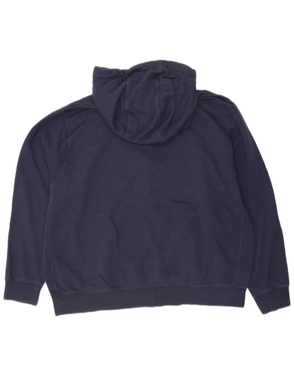 Pulover Nike pentru bărbați, cu fermoar, 2XL, bumbac bleumarin