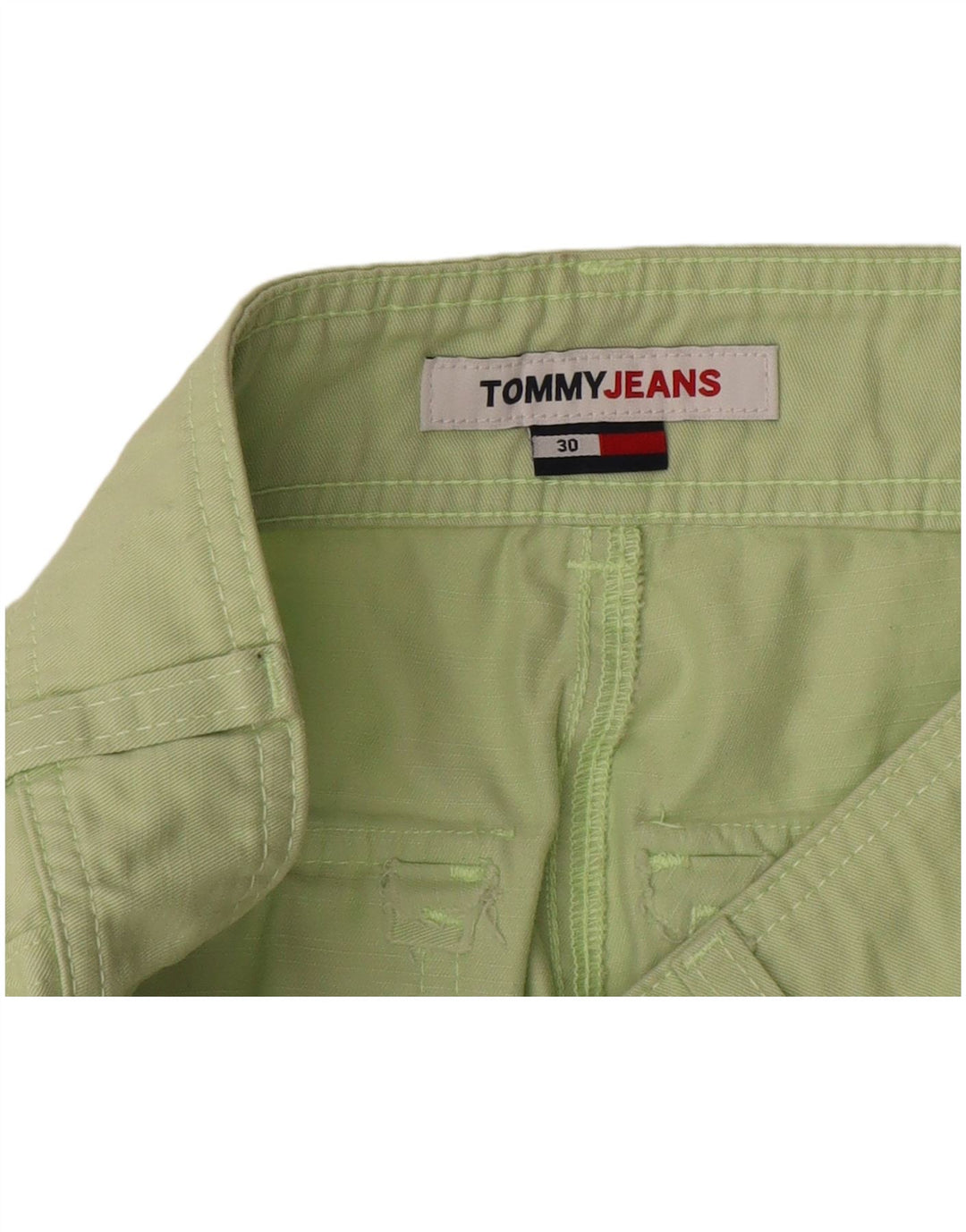 Pantaloni scurti chino Tommy Hilfiger pentru femei W30 verde mediu