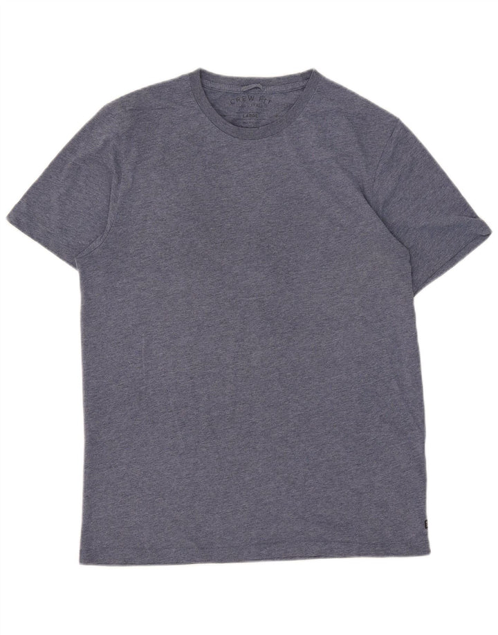 Tricou pentru bărbați vintage Top mare din bumbac albastru