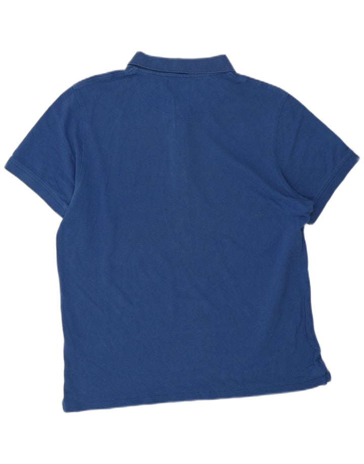 Tricou polo pentru bărbați Lyle & Scott, bumbac albastru XL