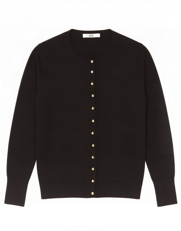 Pulover cardigan pentru femei Zara UK 14 mare negru