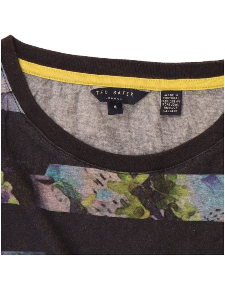 Tricou pentru bărbați Ted Baker Mărimea 4 mare, albastru, cu dungi