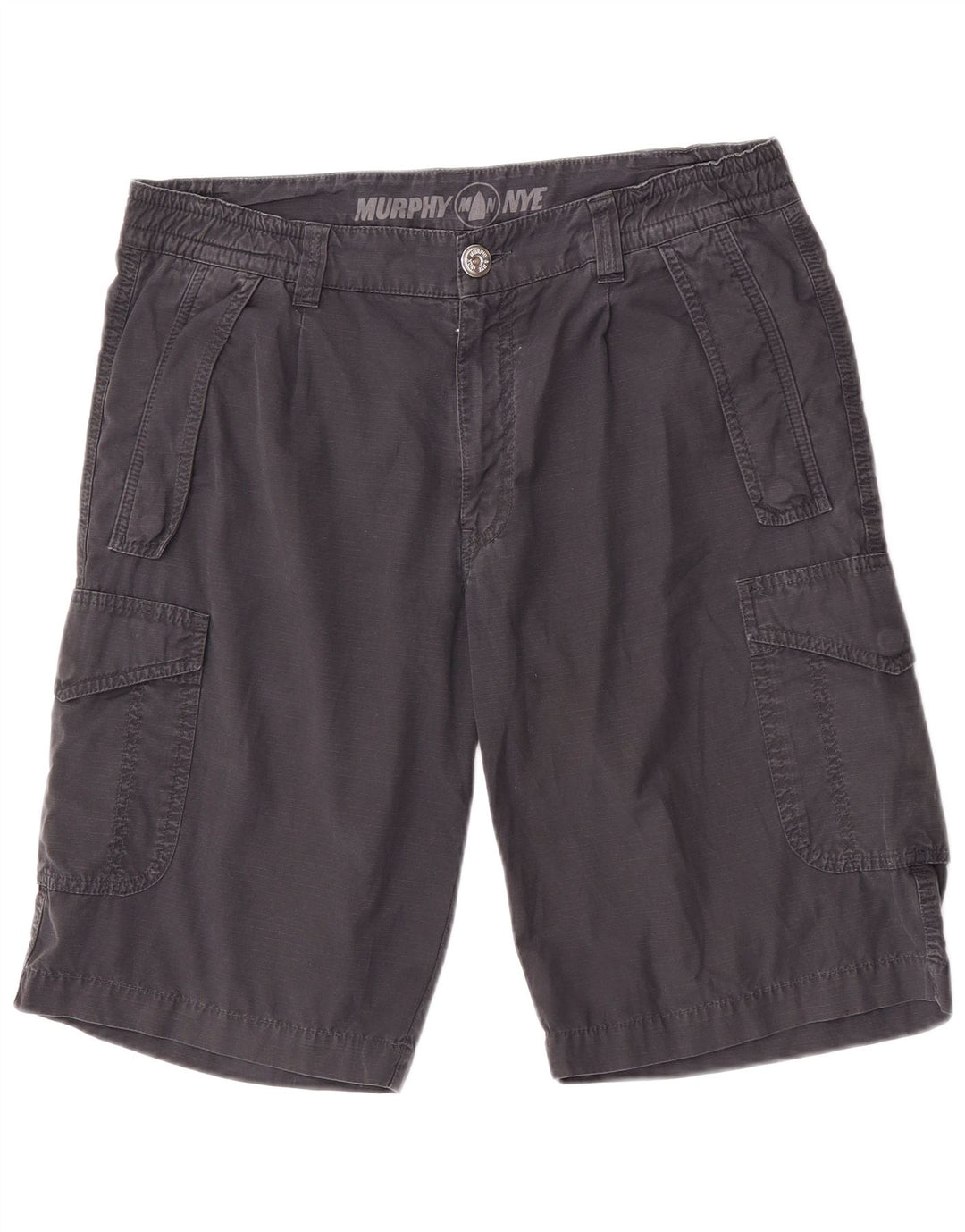 Pantaloni scurți cargo pentru bărbați Murphy & Nye W36 mari, bumbac bleumarin