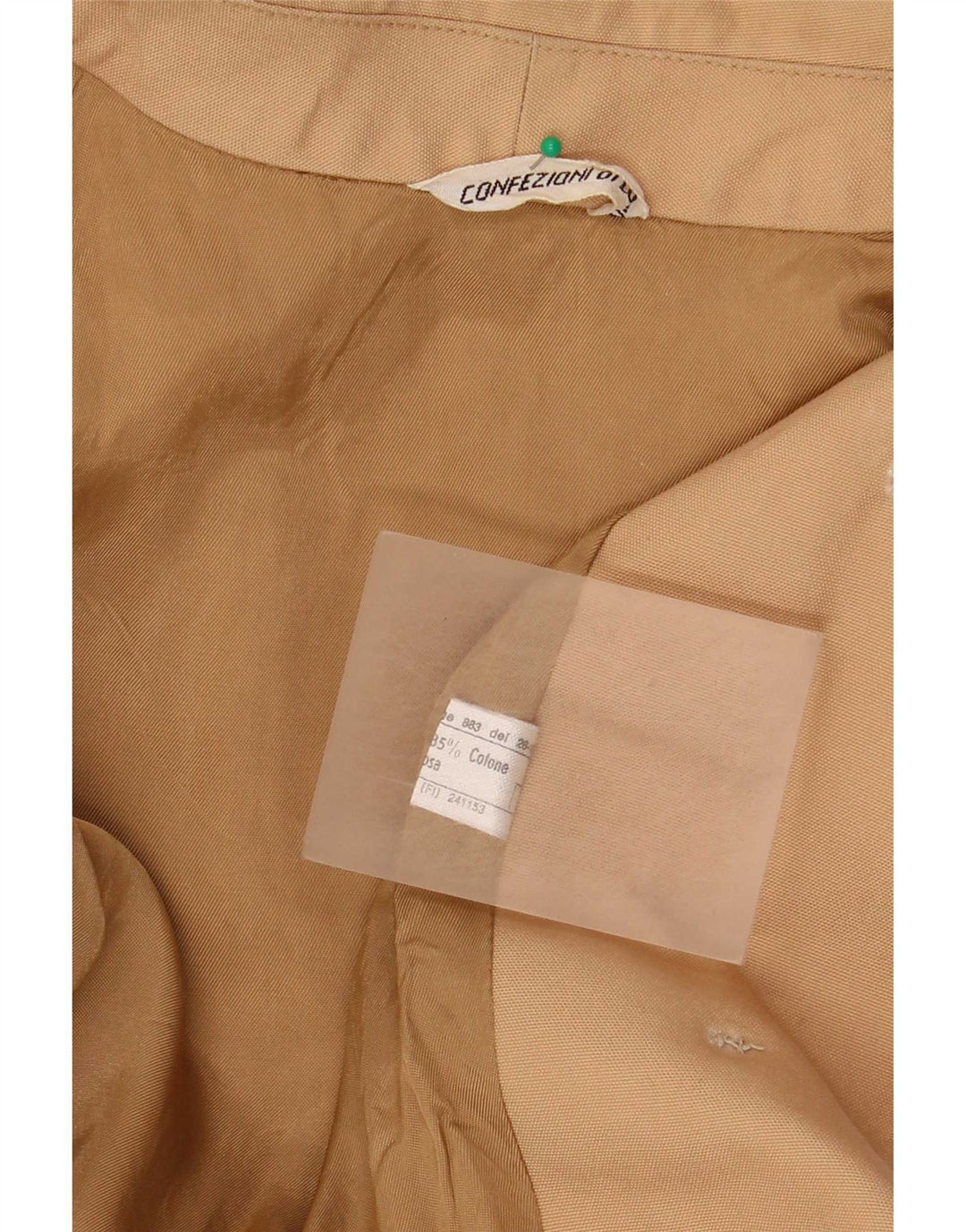 Trench pentru femei Confezioni Di Lusso UK 12 Medium Bej Poliester