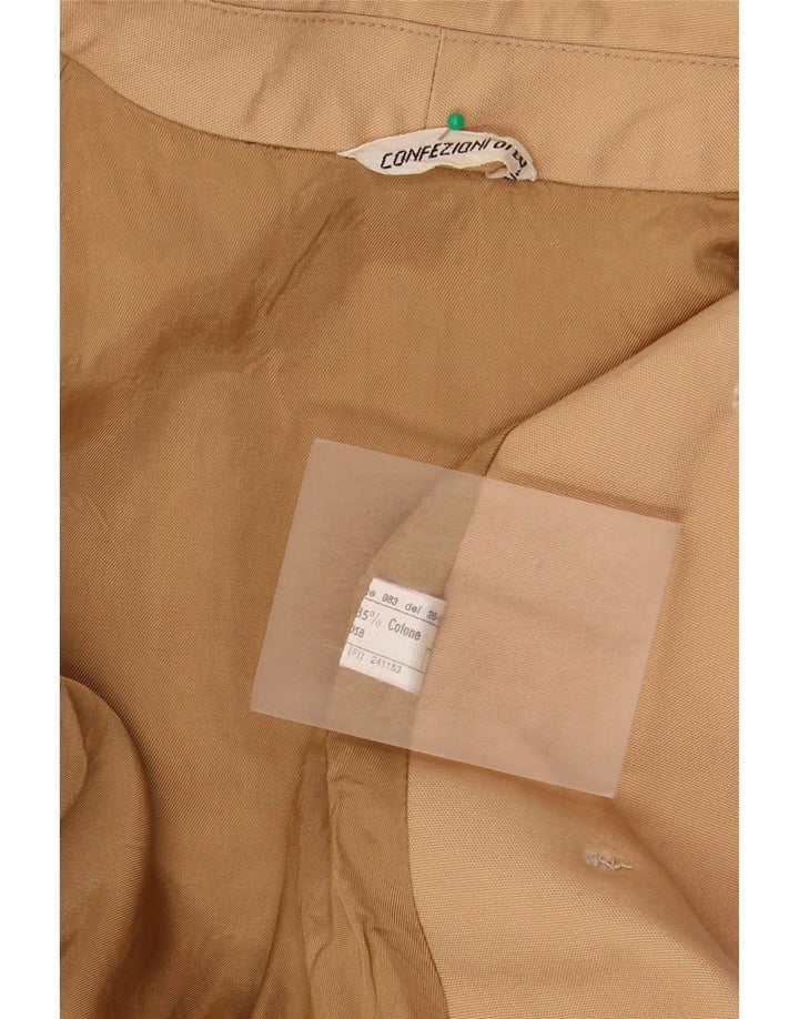 Trench pentru femei Confezioni Di Lusso UK 12 Medium Bej Poliester