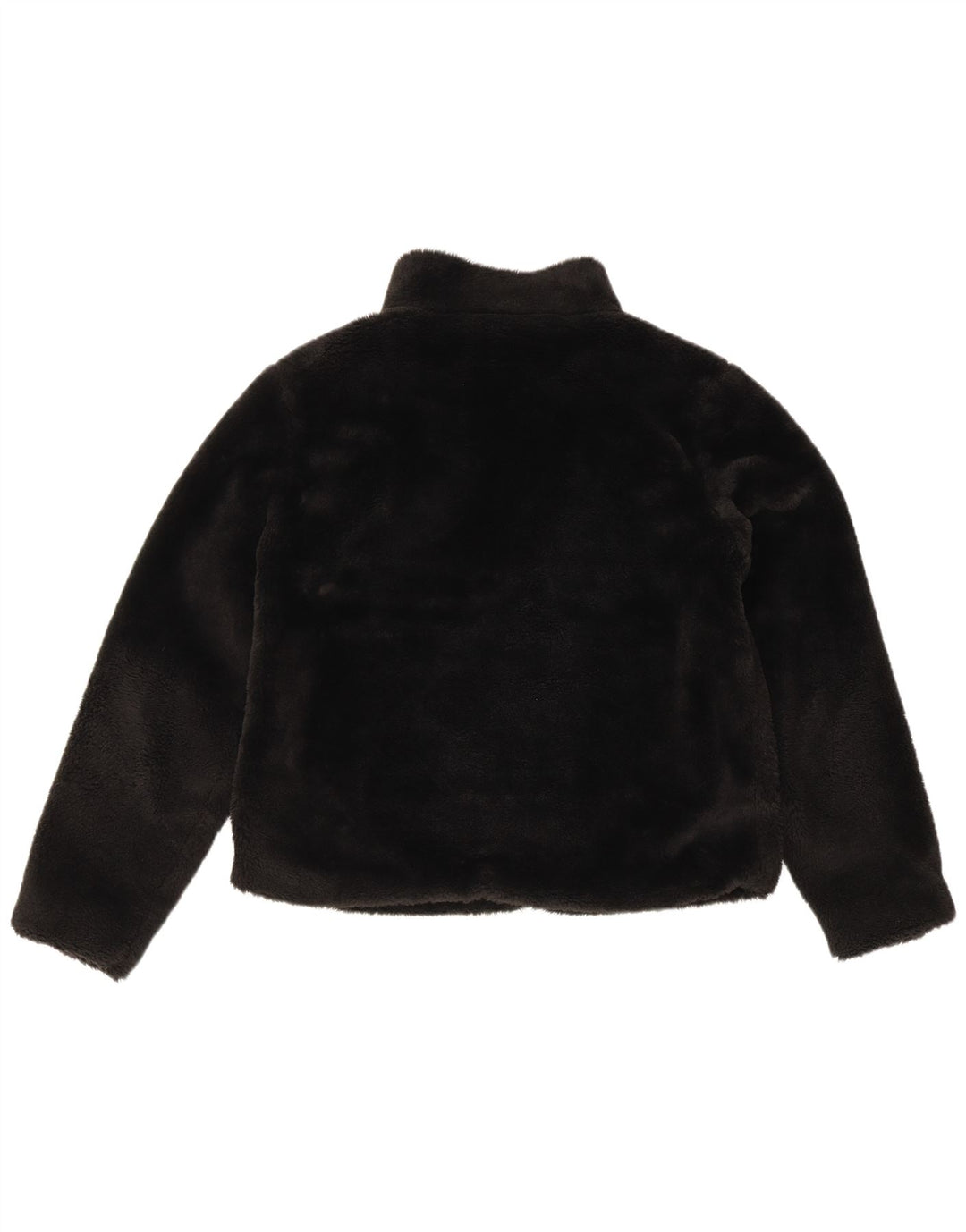 Jachetă fleece supradimensionată pentru femei FILA UK 10 Poliester negru mic