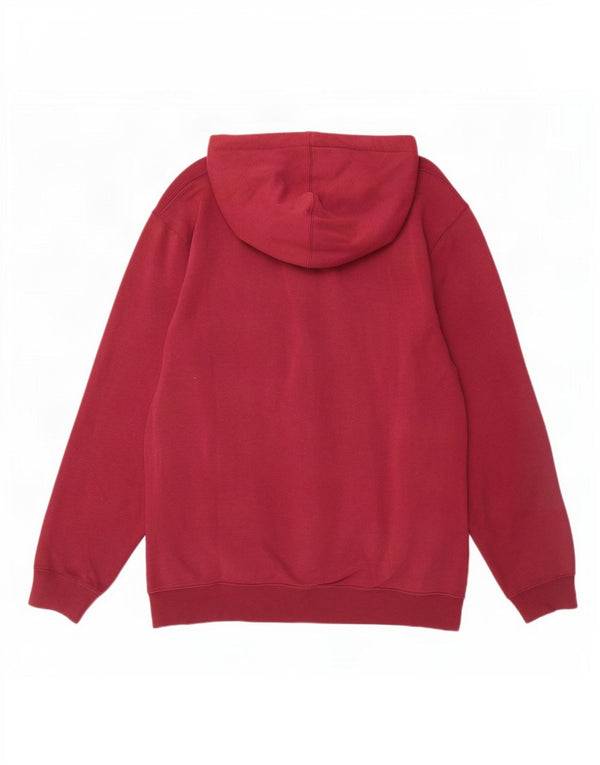 Pulover Vans pentru femei cu fermoar, UK 16, bumbac burgundy mare