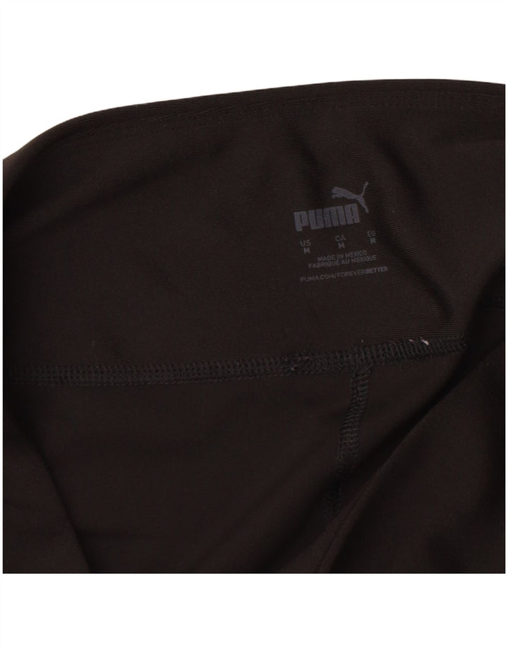 Pantaloni scurti sport grafic PUMA pentru femei UK 12 Medium Black