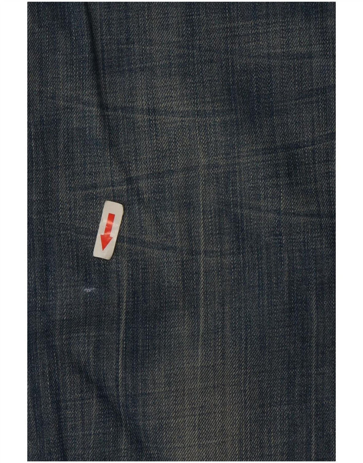 Blugi drepți distressed 570 Levi's pentru femei L32 L28 Bumbac albastru
