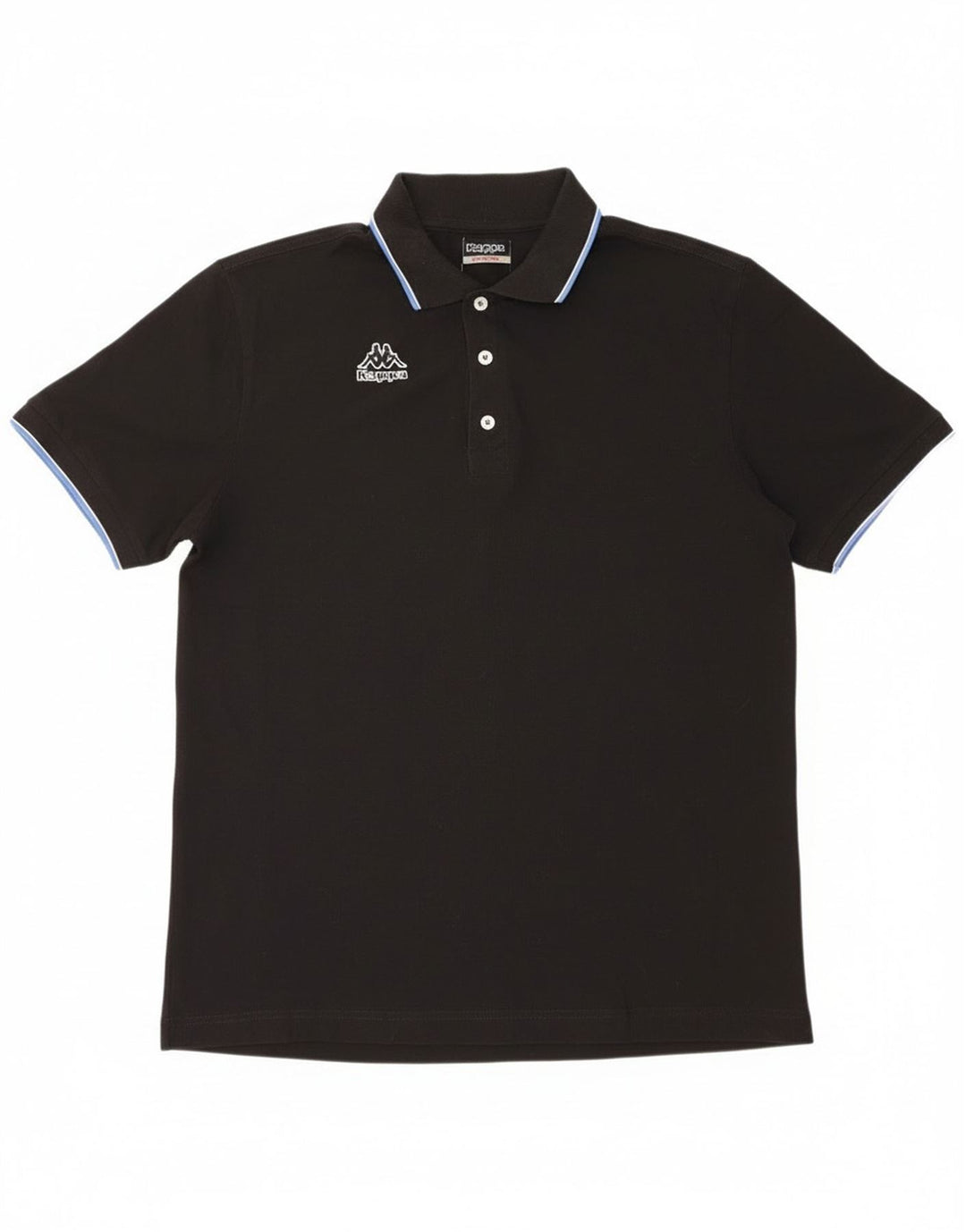 Cămașă polo pentru bărbați Kappa XL bumbac negru