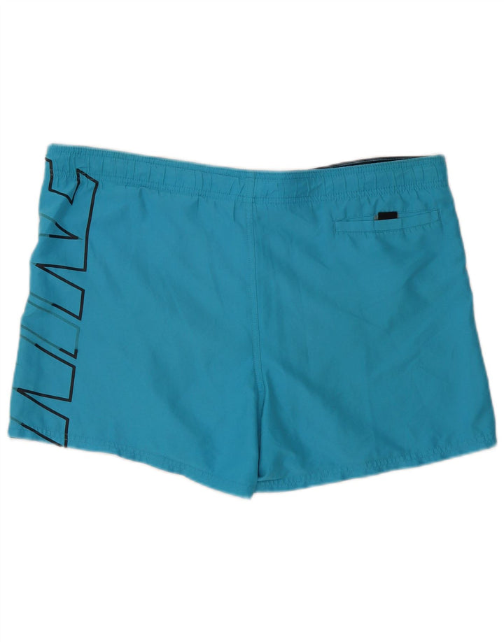 Pantaloni scurți de înot grafic Nike pentru bărbați, mari, albastru, poliester