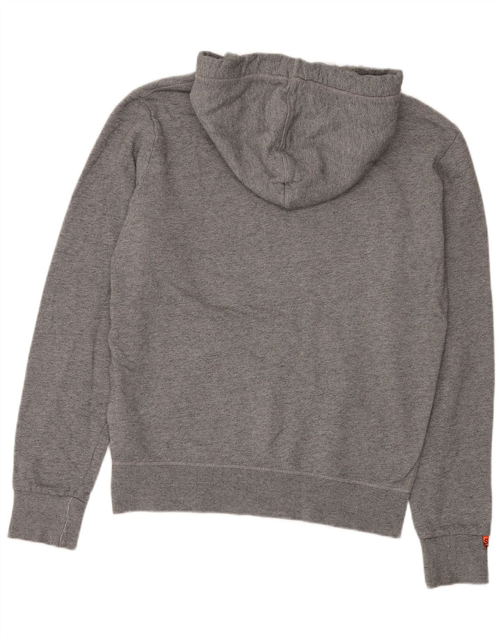 Pulover Superdry pentru bărbați, bumbac cu pete, gri mediu