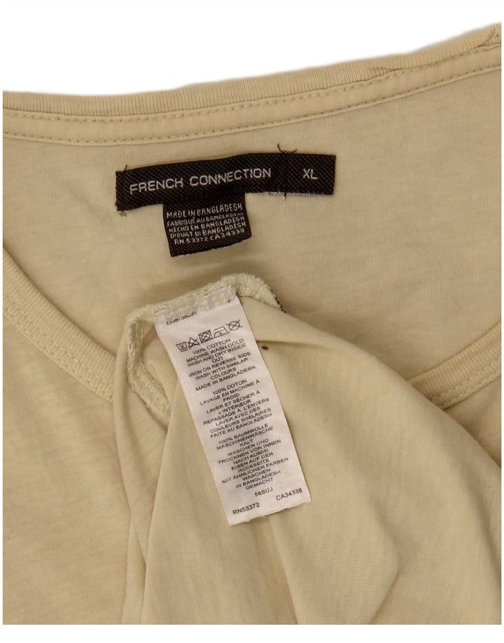 Tricou pentru bărbați French Connection Top XL Bej Bumbac