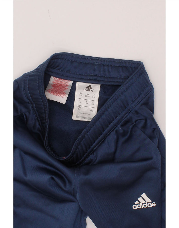 Adidas Băieți Pantaloni Trening Pantaloni Joggeri 4-5 Ani Bleumarin Poliester