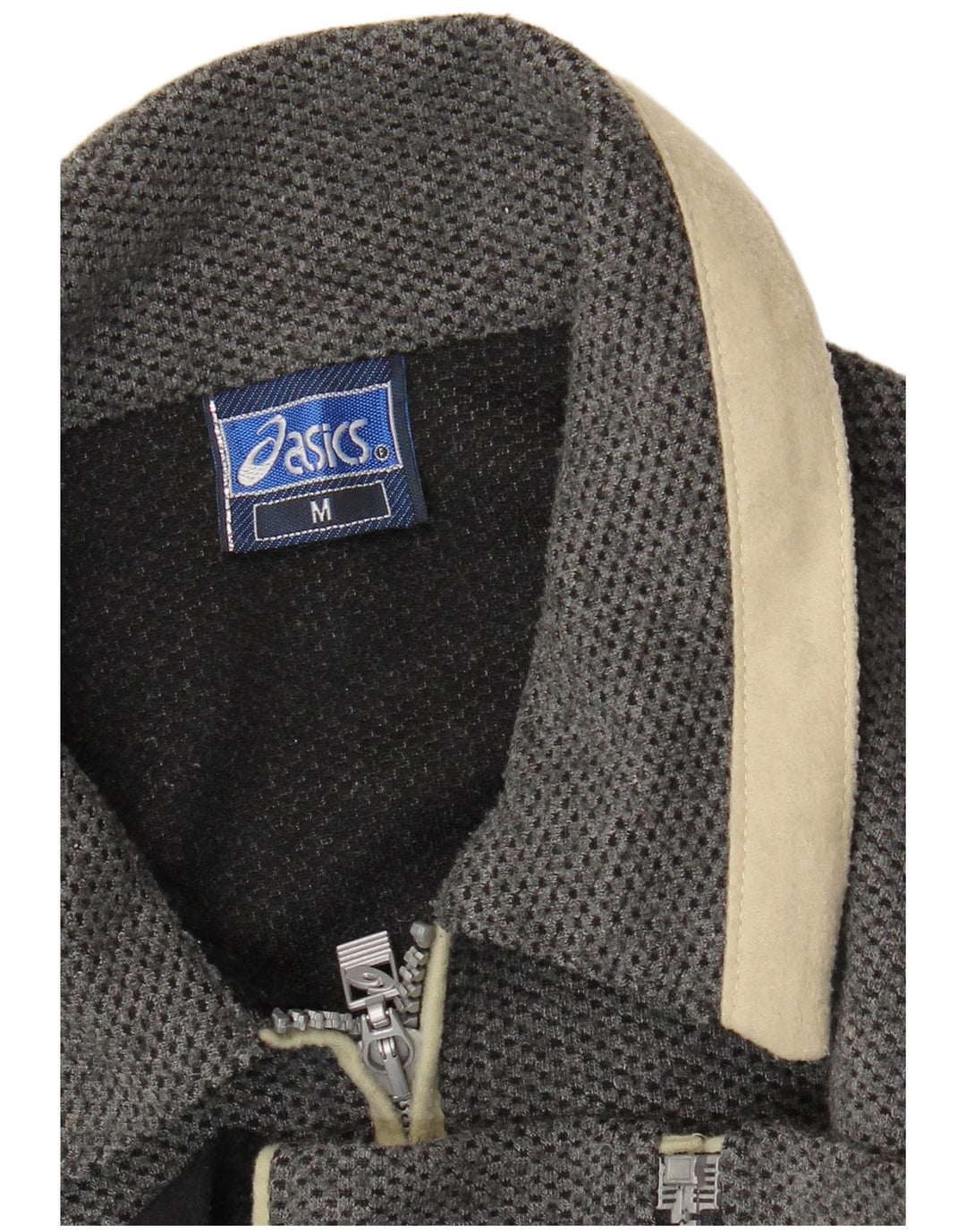 Jachetă de trening pentru bărbați ASICS, gri mediu, color block