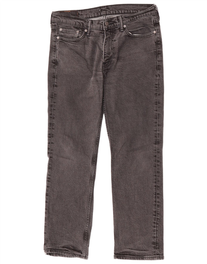 Blugi drepti pentru bărbați Levi's 514 W33 L30 bumbac gri