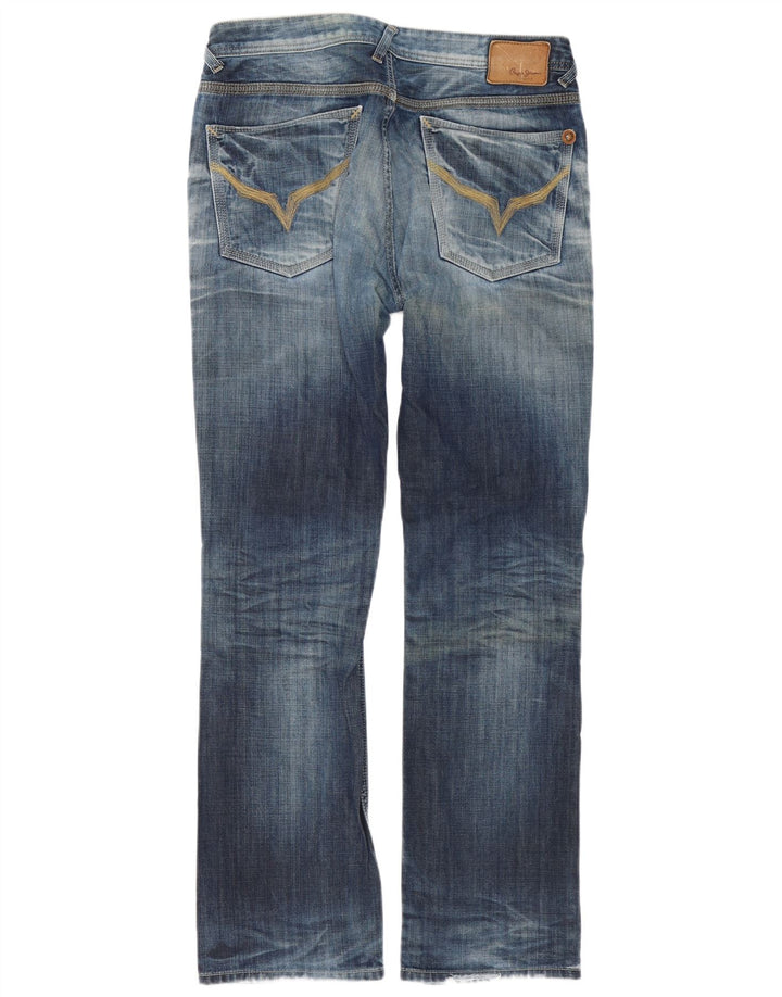 PEPE Jeans Bootcut Bărbați W34 L34 Bumbac Albastru