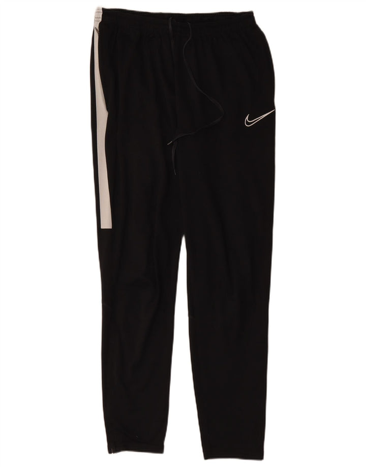 Pantaloni de trening NIKE pentru bărbați, mari, negru, poliester color bloc