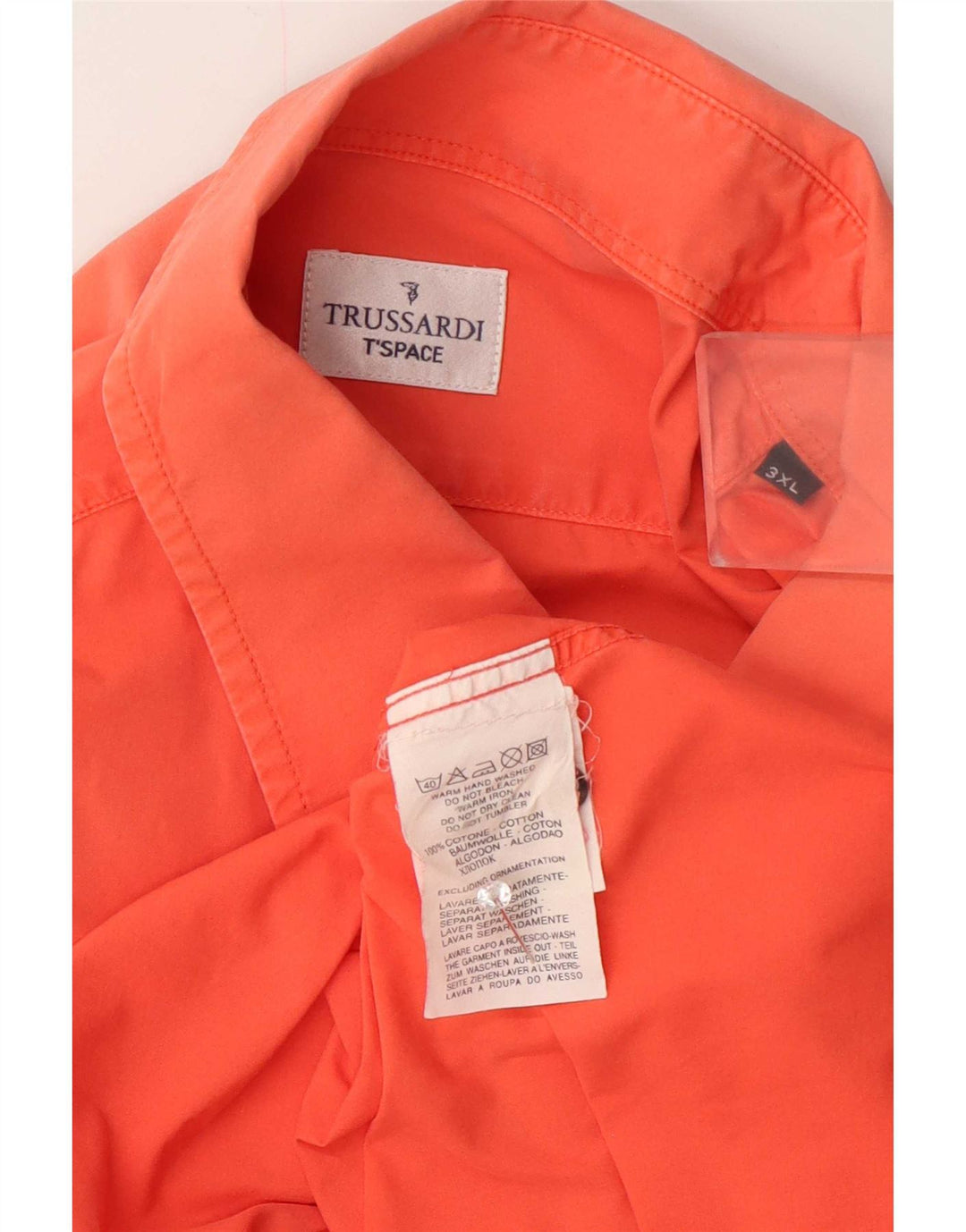 Cămașă Trussardi pentru bărbați 3XL bumbac roz