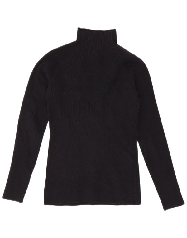 Top pentru femei Orvis cu mânecă lungă UK 6 XS bumbac negru
