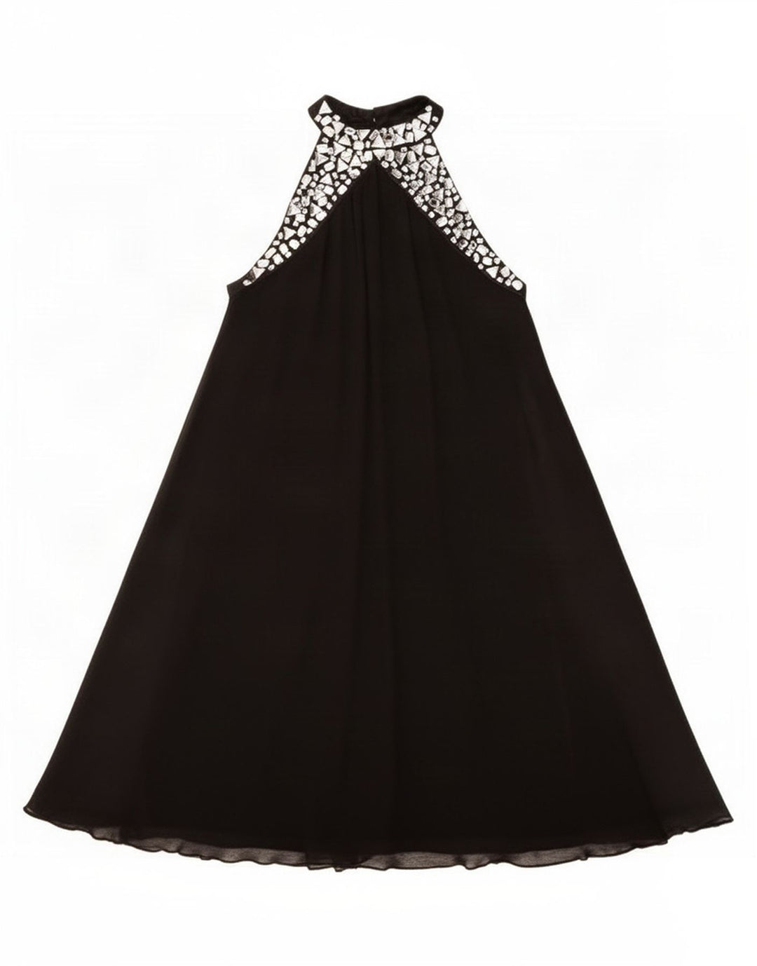 Rochie Lipsy Femei Halter UK 8 Small Negru Poliester