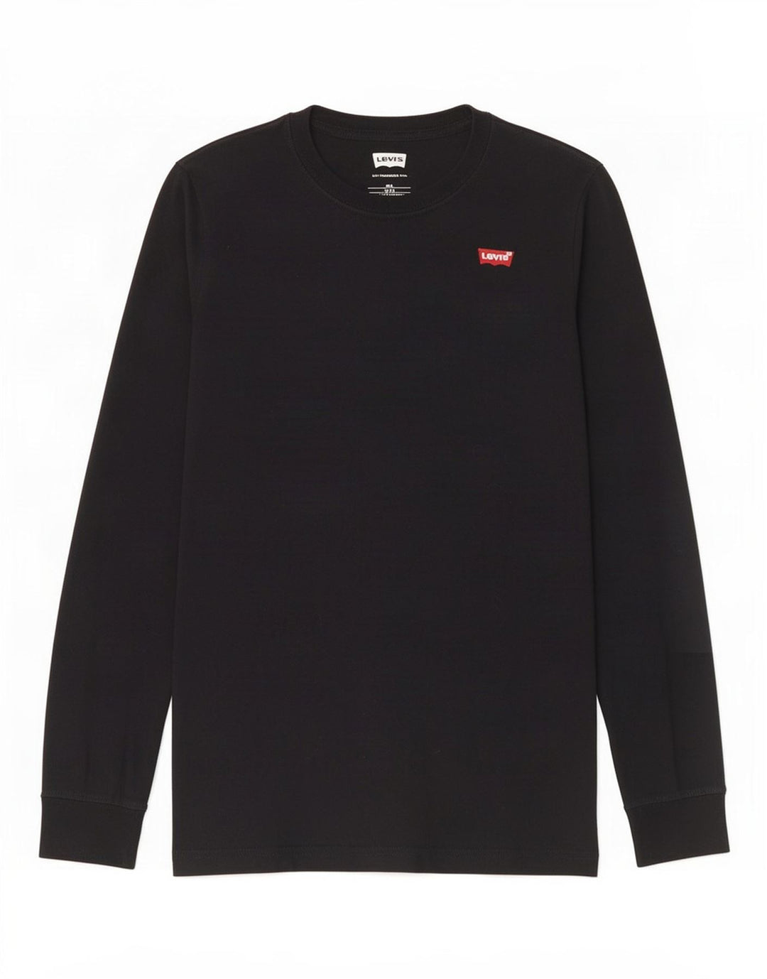 Levi's Top pentru băieți cu mânecă lungă 15-16 ani, bumbac negru