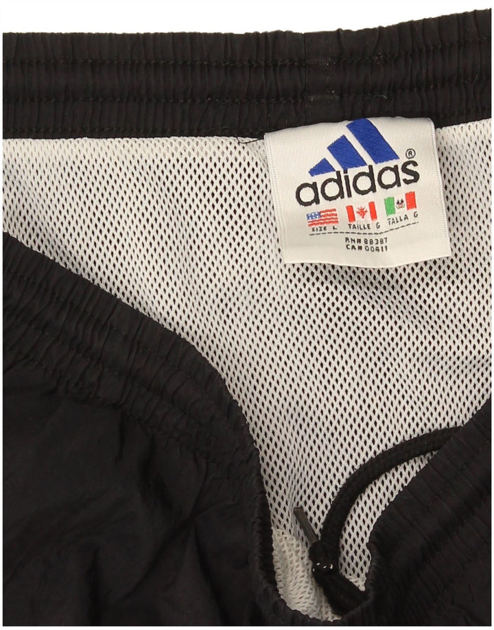 Pantaloni scurți sport pentru bărbați Adidas, mari, negri