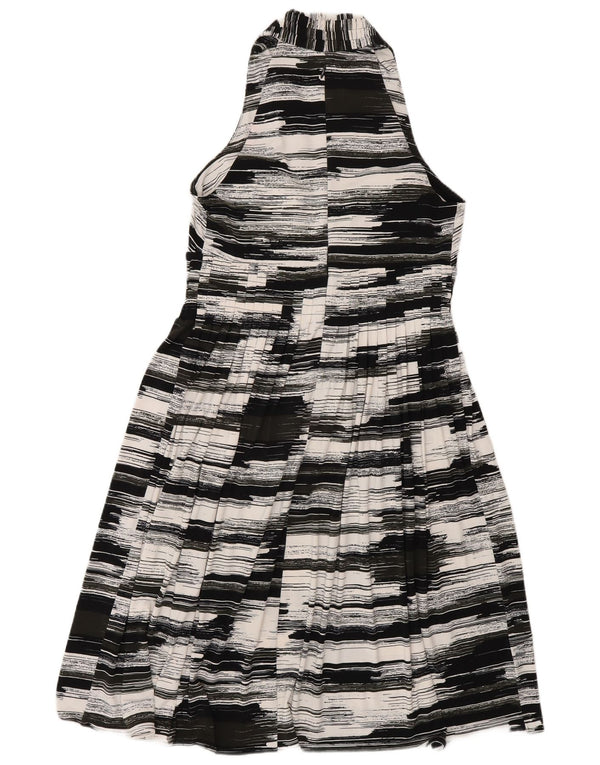 Rochie A-Line Calvin Klein pentru femei UK 10 Mic cu dungi negre Moderne