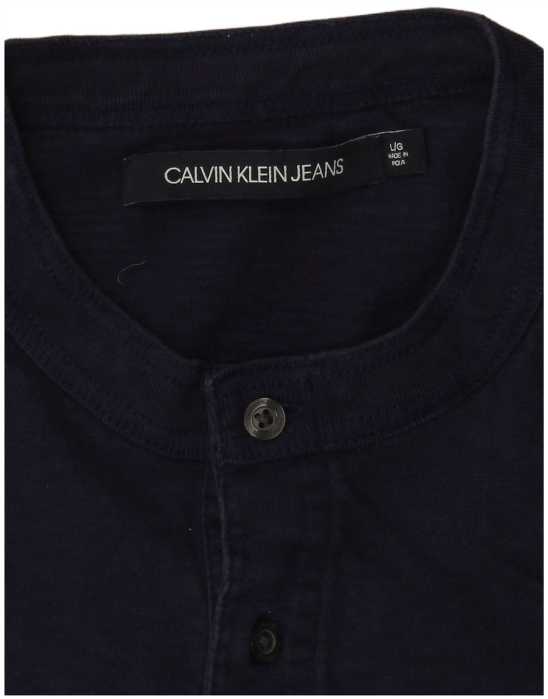 Tricou pentru bărbați Calvin Klein Jeans Top mare bleumarin