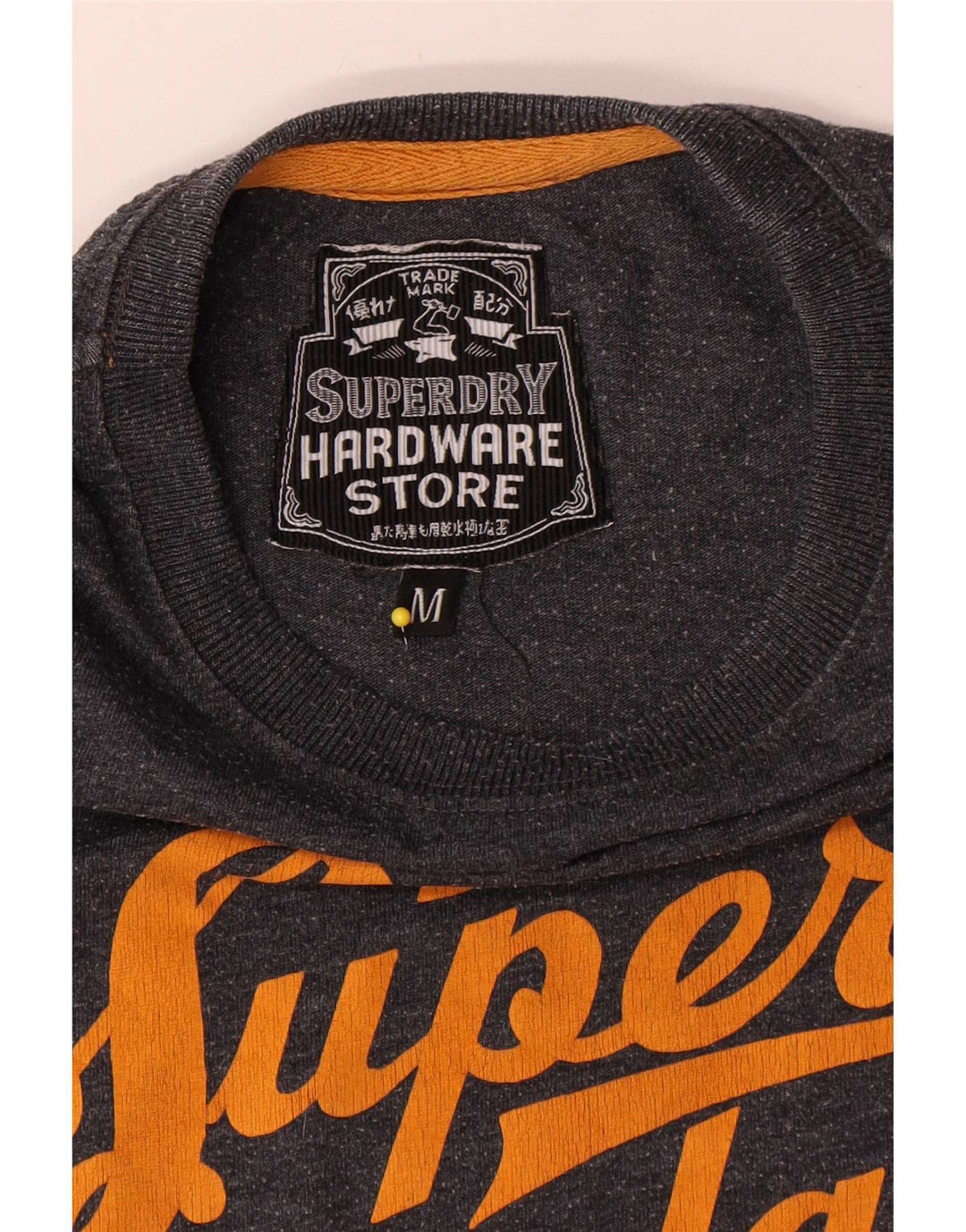 Tricou grafic pentru bărbați Superdry Top din bumbac gri mediu