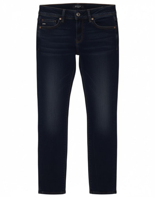 Blugi G-Star Midge Straight pentru femei W29 L30 bleumarin