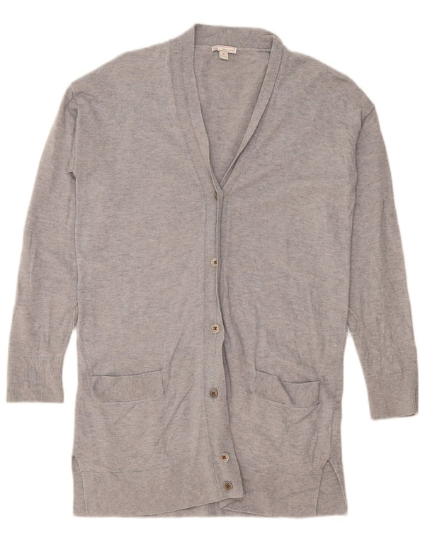 Pulover cardigan cu paragate supradimensionat pentru femei Gap UK 6 XS Lână merinos gri