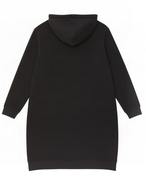 Rochie pentru femei Marks & Spencer cu mânecă lungă cu glugă, UK 18 XL, bumbac negru