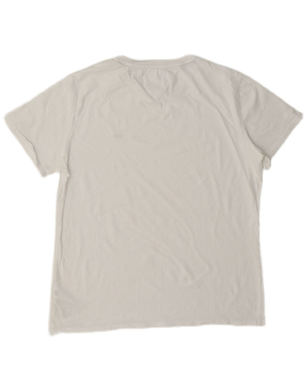 Tricou Tommy Hilfiger pentru femei Top UK 16 Large White Bumbac