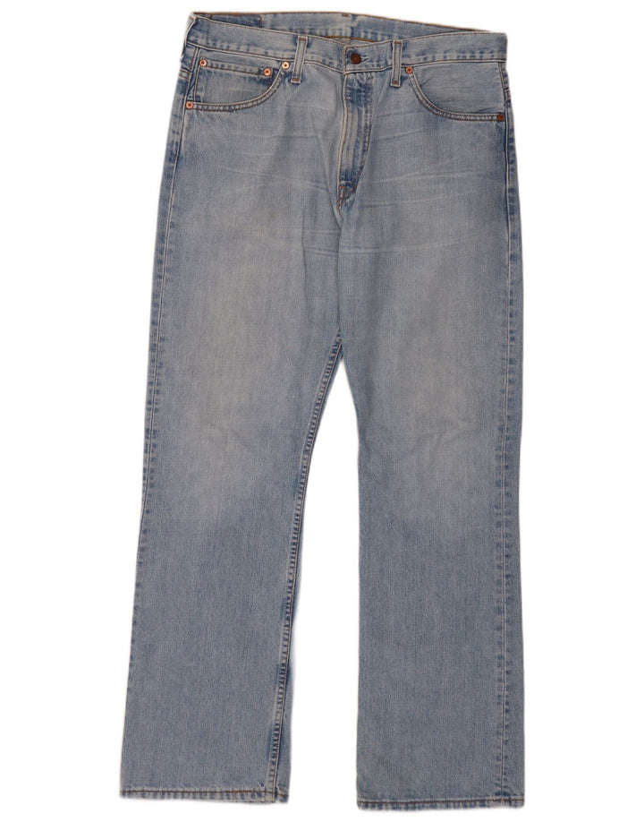 Blugi pentru bărbați Levi's 507 Bootcut W36 L34 Bumbac albastru