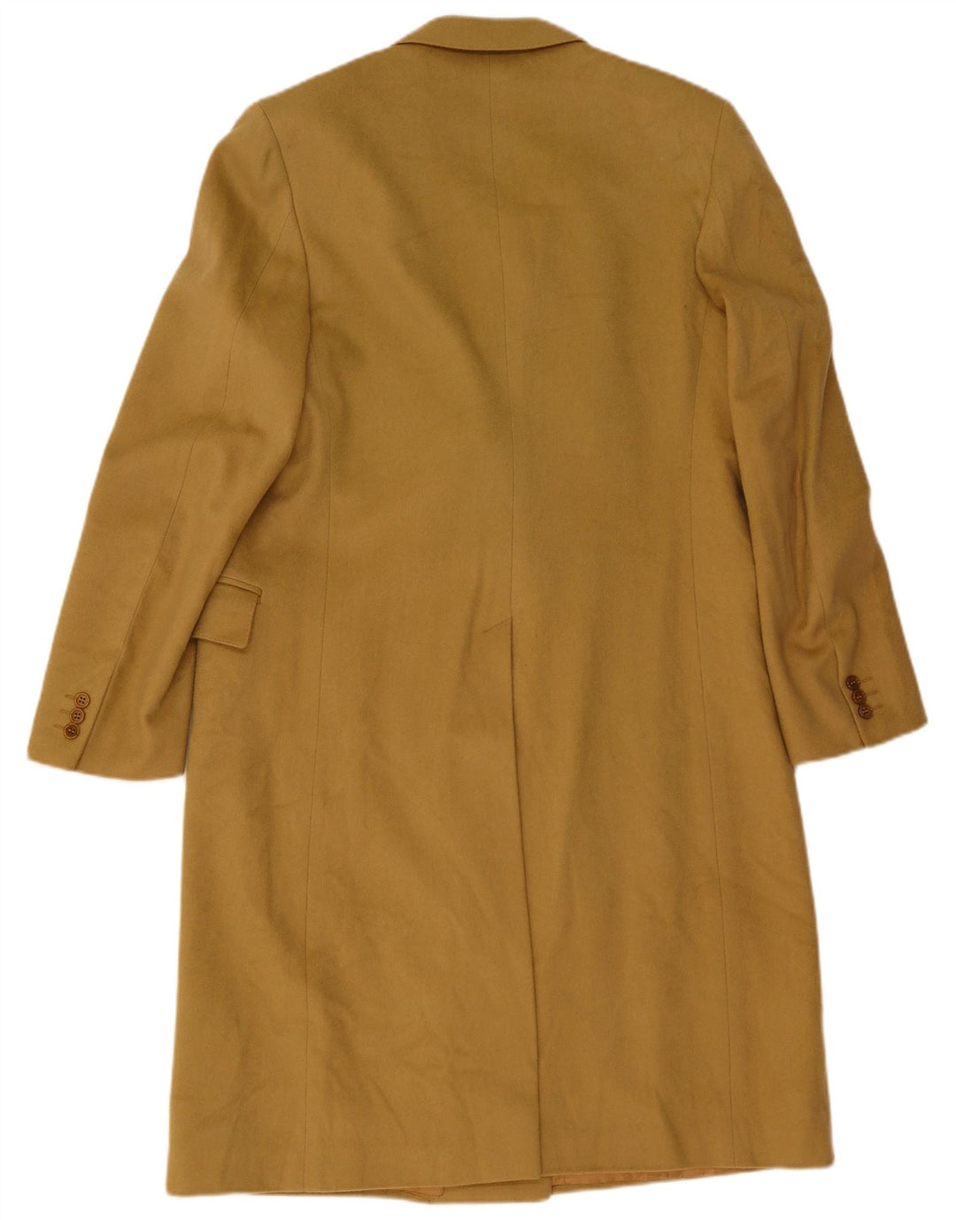 Palton vintage pentru femei la dublu piept UK 14 Medium Khaki Lână