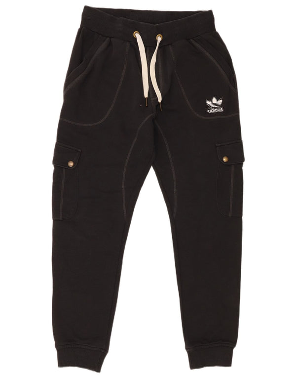 Pantaloni de trening Adidas Cargo pentru bărbați Pantaloni de jogging Mici Bumbac Negru