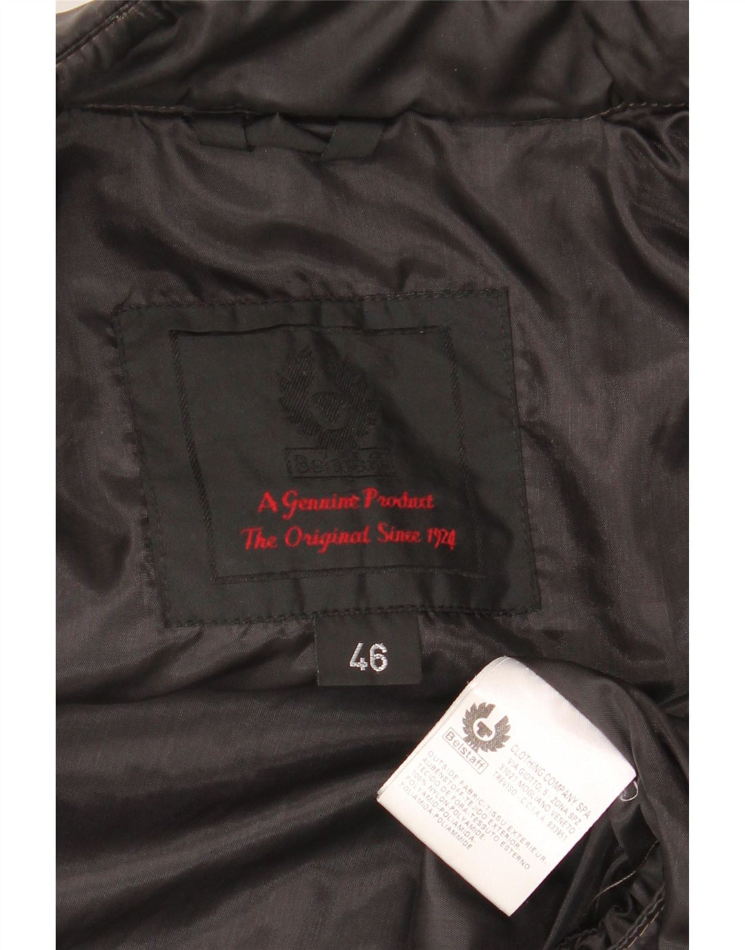 Jachetă pentru motociclist Belstaff pentru femei IT 46 Poliamidă neagră mare