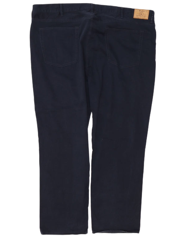 Pantaloni casual drepti pentru bărbați Polo Ralph Lauren L50 L32 Bumbac bleumarin