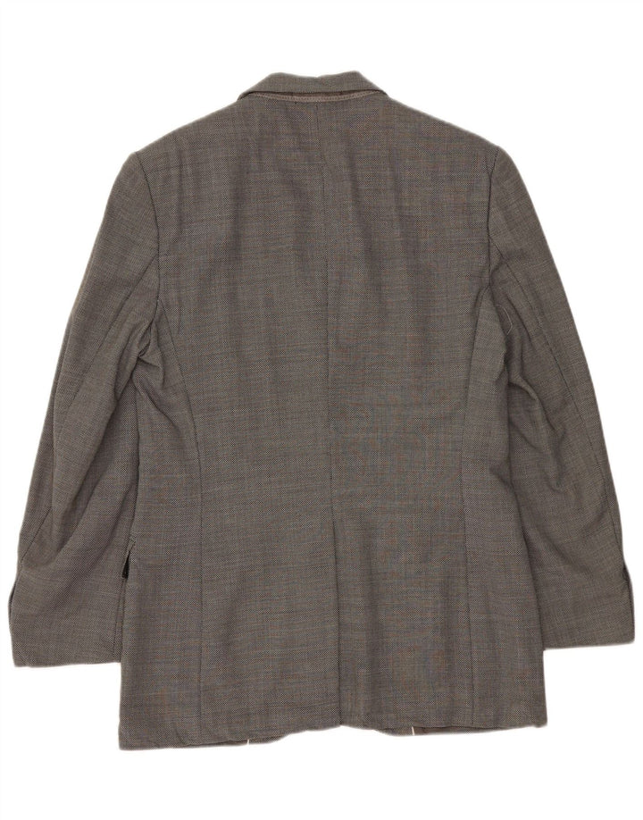 Blazer pentru bărbați Hugo Boss cu 3 nasturi EU 50 Lână mare gri