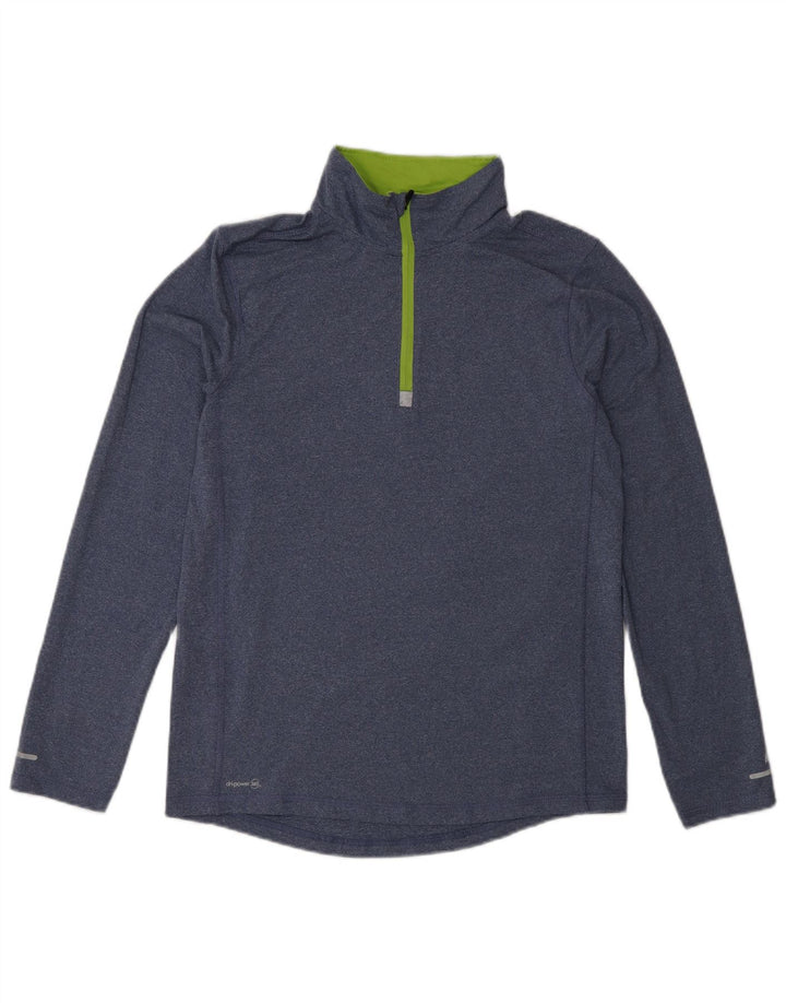 Pulover pentru băieți Russell Athletic Trening Top 15-16 ani 2XL albastru pete