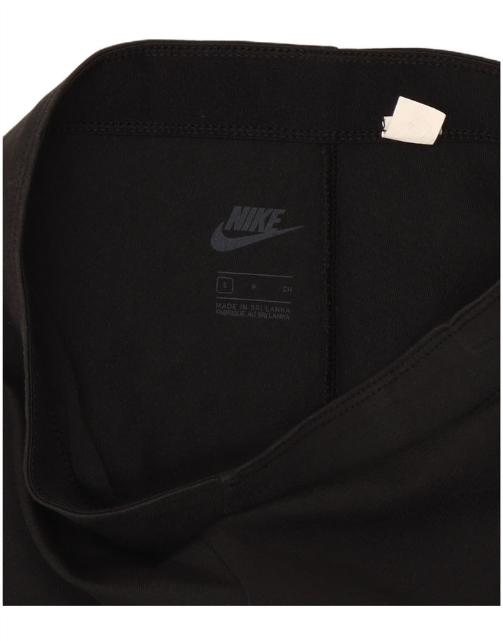 Leggings grafic Nike pentru femei UK 10 Small Black