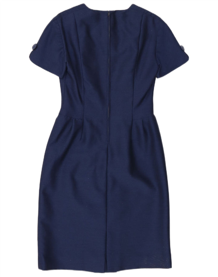 Rochie vintage pentru femei UK 10 Small Bleumarin