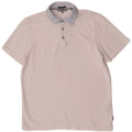 Tricou polo pentru bărbați Ted Baker Mărimea 3, mediu alb, viscoză