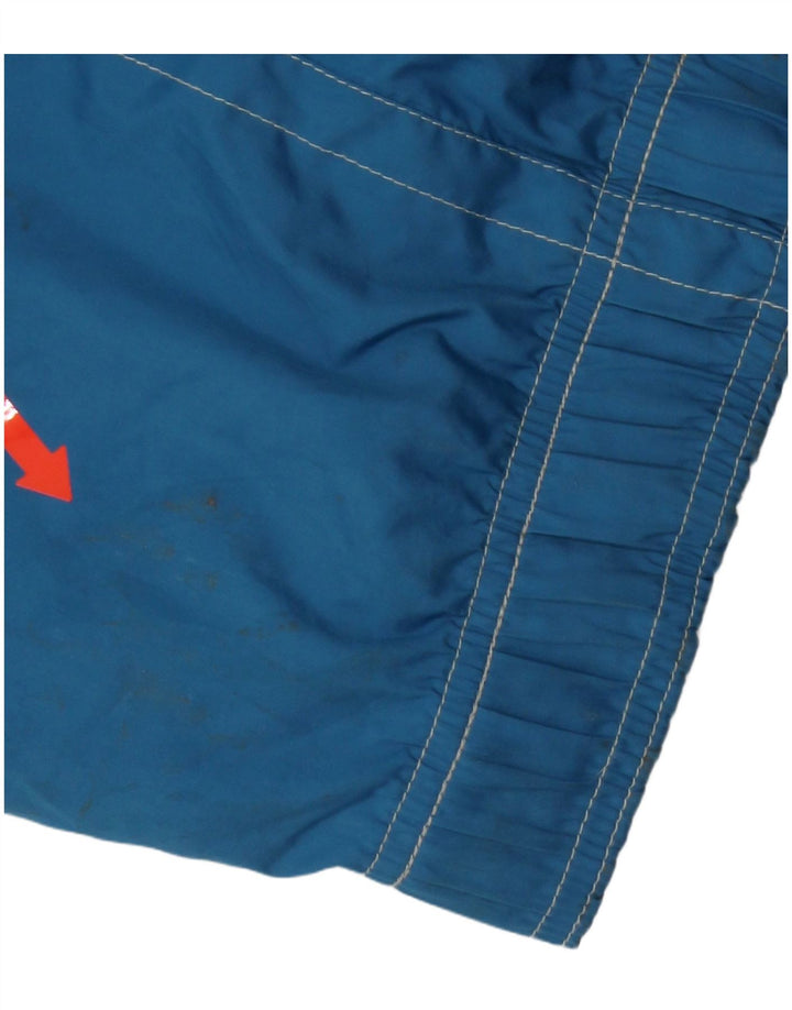 Salopetă de schi pentru bărbați Dubin, cu glugă, IT 50, albastru mediu, poliester color bloc