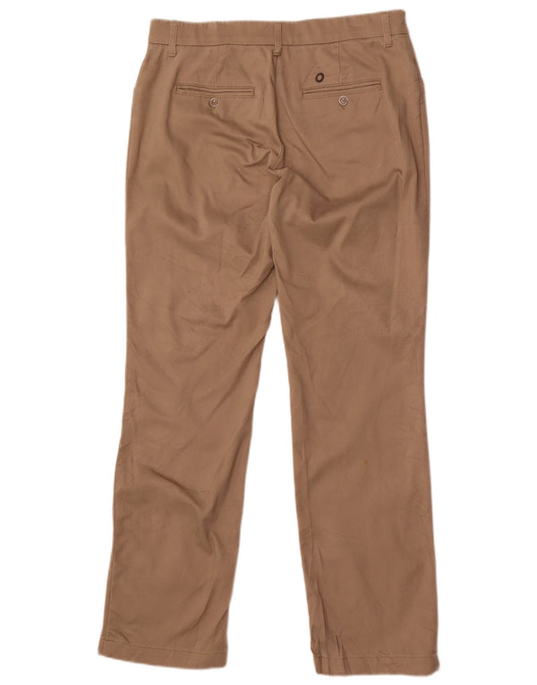 Pantaloni casual drepti pentru femei cu talie medie Lee US 10 Large W32 L31 Bej