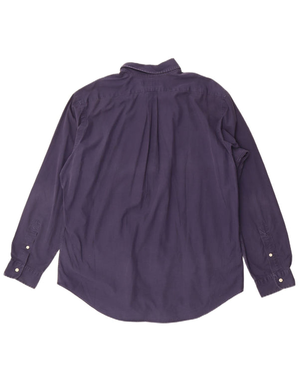 Cămașă pentru bărbați Ralph Lauren Classic Fit XL Bumbac bleumarin