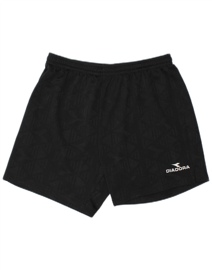 Pantaloni scurți sport pentru bărbați Diadora XL negru geometric