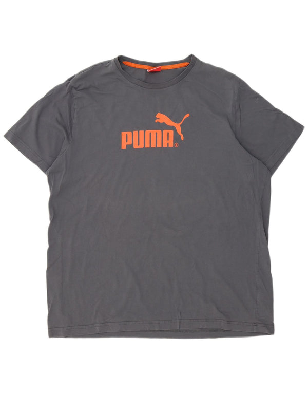 Tricou grafic Puma pentru bărbați Top 2XL bumbac gri