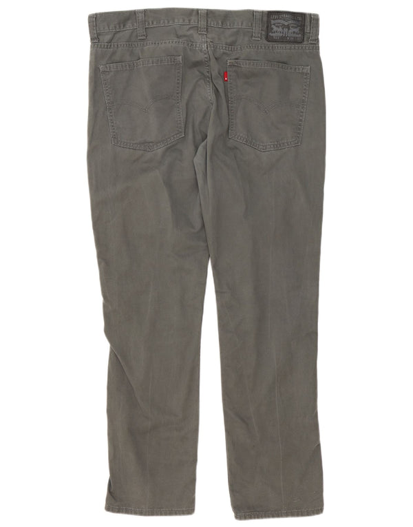 Pantaloni casual Levi's 511 Slim pentru bărbați L38 L32 bumbac gri